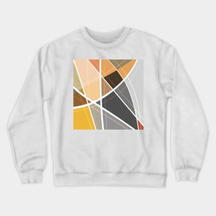 "Untitled" - Colorful Tonal Abstract Shapes Colored In Digital Artwork Crewneck Sweatshirt